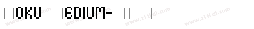 Roku Medium字体转换
